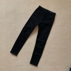 Allsaints Black Skinny Jeans Size 25